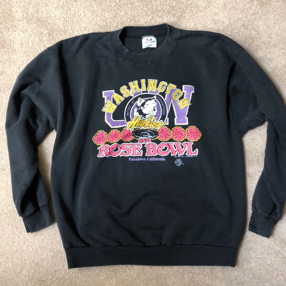 Vintage University of Washington 1991 Rose bowl